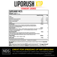 thumbnail image 4 of NDS Nutrition LipoRush XTP - Strawberry Lemonade (45 Servings), 4 of 5