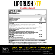 NDS Nutrition LipoRush XTP - Strawberry Lemonade (45 Servings)
