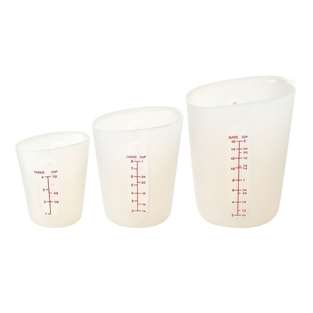 3 Pcs Tasses à Mesurer en Silicone Réutilisables pour Mélanger et Verser pour Moules de Moulage en Résine Époxy