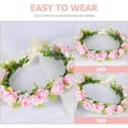 thumbnail image 6 of LOLIPPYY Wreath Shaped Wedding Hairband Headband for Brides, 1 Pack, 6 of 8