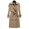 thumbnail image 1 of Manteau Trench Classique pour Femmes Mi-Long Mode Coupe-Vent pour Automne Printemps Usage Quotidien, 1 of 5