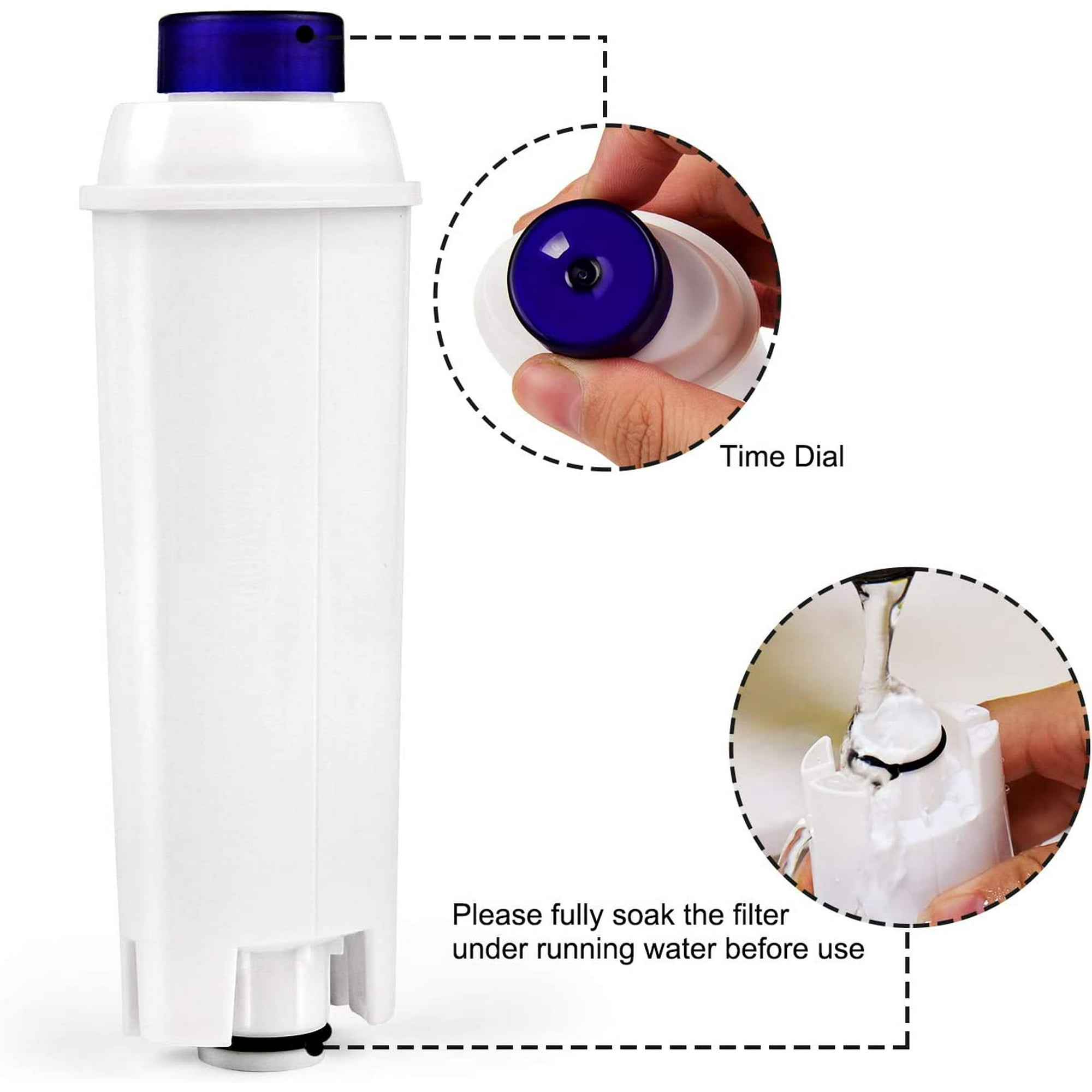 Water Filter for DeLonghi Coffee Machines, Activated Carbon