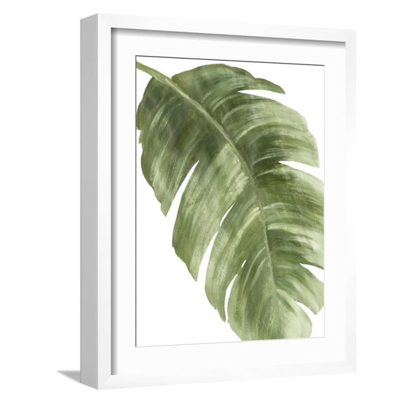 Art.com Palm Green II Art Print by PI Studio, White Frame Wall Art, 17" x 21"