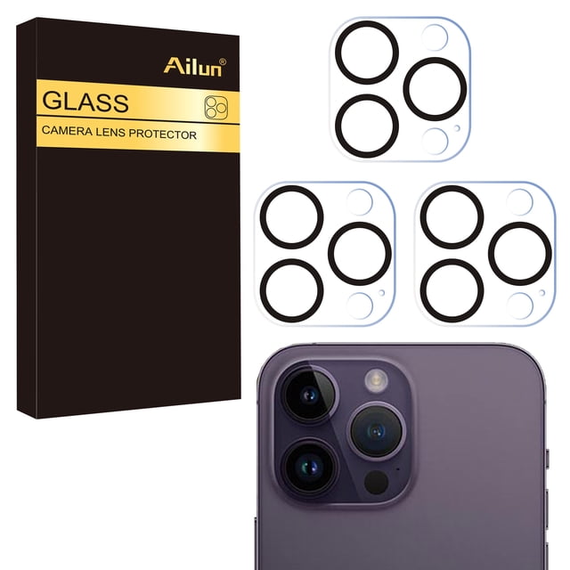 Protector de lente de cámara Ailun para iPhone 16 Pro 6.3/14 Pro 6.1