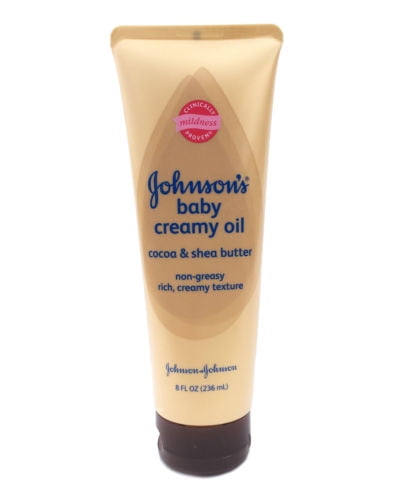 johnson's baby creamy oil cocoa and shea butter