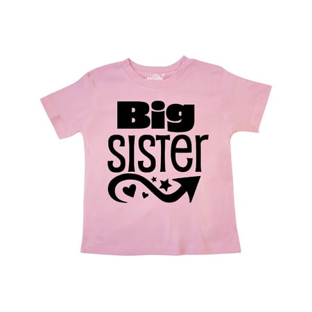 

Inktastic Big Sister- arrow stars hearts Gift Toddler Toddler Girl T-Shirt