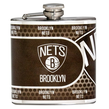 

Silver Brooklyn Nets 6oz. Stainless Steel Hip Flask
