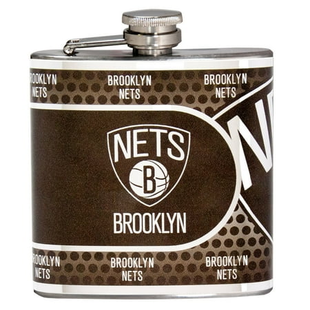 

Silver Brooklyn Nets 6oz. Stainless Steel Hip Flask