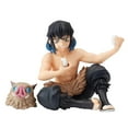 thumbnail image 3 of Inosuke Hashibira Action Figure Eating Rice Balls Series Demon Figures Monster Slayer Ghost Slayer Collection Toys Car Desk Decor, 3 of 8