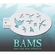 Bad Ass The Birds Mini Stencil BAM2030