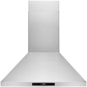 Hauslane - Chef Series Range Hood WM-538 30" Wall Mount Range Hood - European Style Stainless Steel Stove Ventilation - 3 Speed, 860 CFM, Touch Control, LED Lamps, Baffle Filters - Vented or Ductless