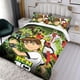 thumbnail image 3 of Ben 10 Conjunto de sábanas temático, trío de piezas, cómodo y amigable con la piel, diseño único, regalo de decoración para el hogar para familiares, amigos y fans,140cm *210cm, 3 of 6