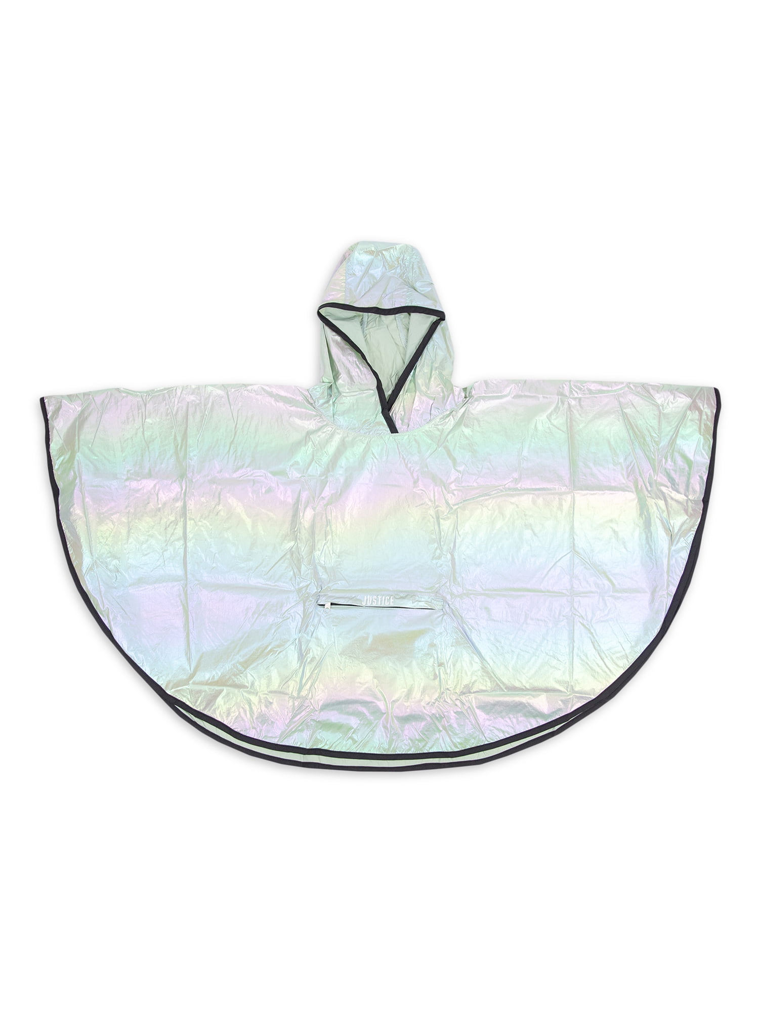 Justice Kids Girls Child Packable Rain Poncho