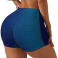 thumbnail image 1 of Fotbe teal blue Shorts Sin Costuras – Shorts Deportivos de Cintura Alta para Mujer, Elásticos para Gimnasio, Yoga, Running o Ciclismo-X-Large, 1 of 8