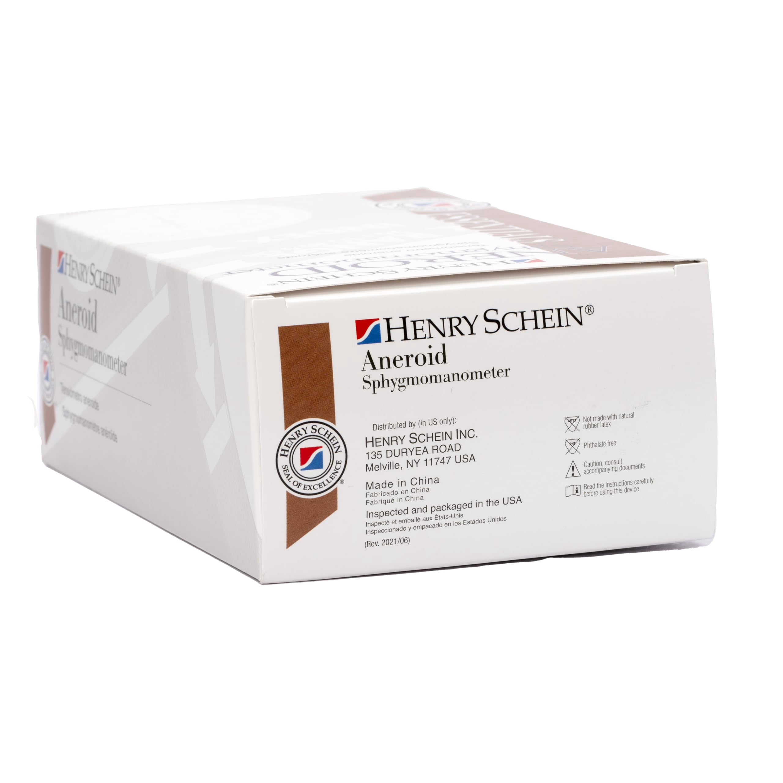 Henry Schein Essentials Economy Aneroid Sphygmomanometer-Large Adult, Size 12, Navy, Latex, Reusable- Comes with Leatherette Carry Case