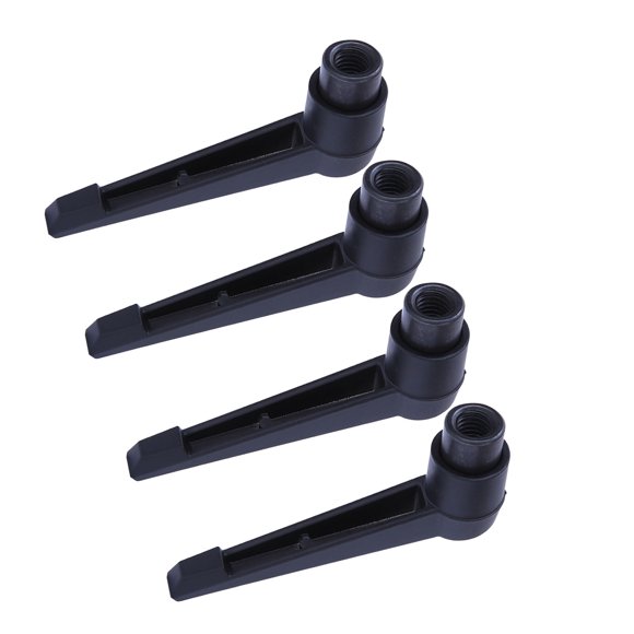 4PCS Adjustable Machine Knobs Stainless Steel Female Thread Handle Clamping Lever Handle for Machinery Equipment Packaging Machinery