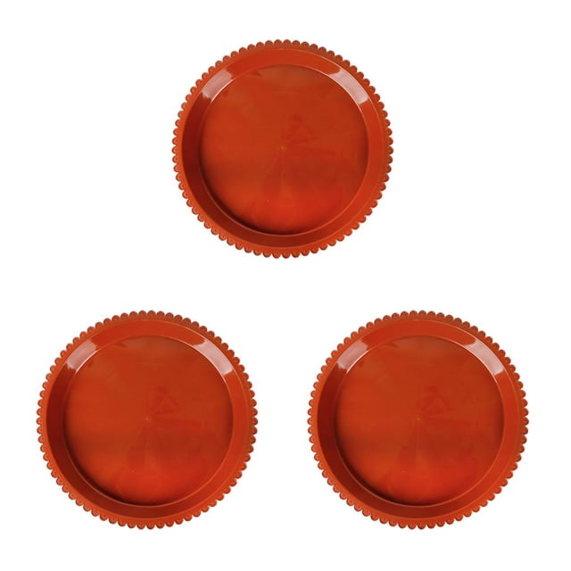 Ounissouiy Bandeja portátil, duradera, Base grande, prácticas bandejas de fondo redondo, platillo, accesorios de jardinería, maceta para Type1 NO1