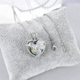 thumbnail image 6 of Cremation Jewelry Urn Necklace for Ashes with Hollow Mini Ball Keepsake Urn Pendant Memorial Jewelry for Ashes, 6 of 7