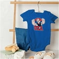 thumbnail image 6 of Popeye The Sailor Man USA Muscle Romper Boys or Girls Infant Baby Brisco Brands 6M, 6 of 7