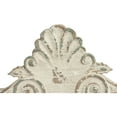 thumbnail image 5 of SOFE Distressed White Finish Wooden Scroll over the Door Decor 33", Large Decorative Wall Sculpture, Carved Wood Wall Art Hanging Window, Unique Wall Decor for Farmhouse Living Room Kitchen, 5 of 6