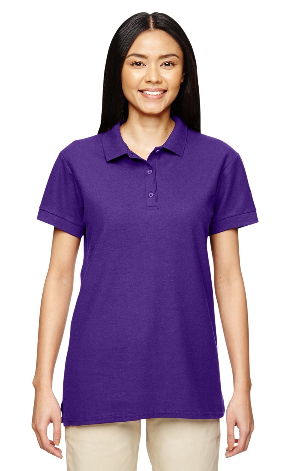 Gildan The Gildan Ladies Premium Cotton 65 oz Double PiquÃ© Polo