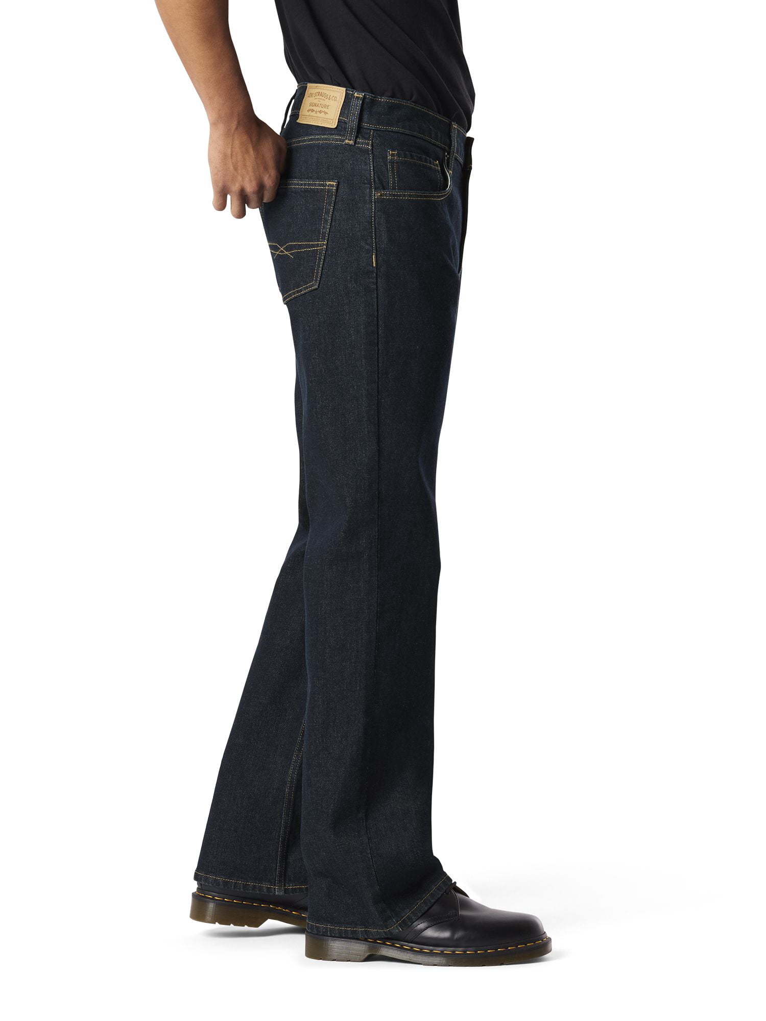 Levi Strauss Signature Men's and Big and Tall Original Relaxed Bootcut Jeans