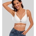 thumbnail image 4 of Daystry Womens Bras Wireless Seamless Bra No Underwire Push Up Full Coverage Comfort Everyday T-Shirt Bra, 4 of 12