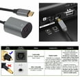 thumbnail image 6 of CY Type-C to SPDIF Toslink Optical Audio Jack Opt USB-C Male to Digital Optical Fiber Optic Sound Interface Female Adapter Wire for Laptop Desktop, 6 of 9