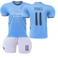 thumbnail image 1 of Maillot de Soccer pour Enfants Garçons Filles DOKU 11# RODRIGO 16# GREALISH 10# MAHREZ 26#, 1 of 2