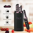 thumbnail image 3 of Meowkit 5-Piece Knife Set with Block, High Carbon Steel Extra Sharp Edge with Cat Paw Handle, 3 of 10