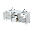 thumbnail image 6 of Elegant Kitchen and Bath 72 inch Double Bathroom Vanity in Grey, 6 of 7