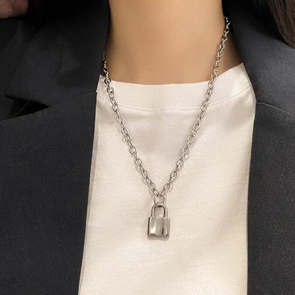 Cross Gift Gold Necklace Silver Necklace Crystal White Gold Gold Plated Jewelry Simple Retro Valentines Day Short Clavicle Chain Long Diamond Wild Pendant Female Fashion Necklace 