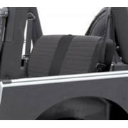 Smittybilt 2008-2012 Fits Jeep Wrangler JK 4 Door XRC Seat Cover Rear Black Sides Black Center 758215