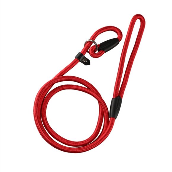 Durable Dog Nylon Slip Rope Leash, Strong Pet Slip Lead, Adjustable Pet Slipknot Neck Circumference for Training Play Camping