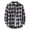 06#Gray, variant on Cotton Plaid Shirts for Men Regular Fit Big and Tall Casual Shirts Long Sleeve Snap Button Down Shirts with Pockets