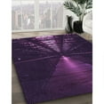thumbnail image 2 of Ahgly Company Indoor Rectangle Patterned Deep Purple Area Rugs, 5' x 8', 2 of 6