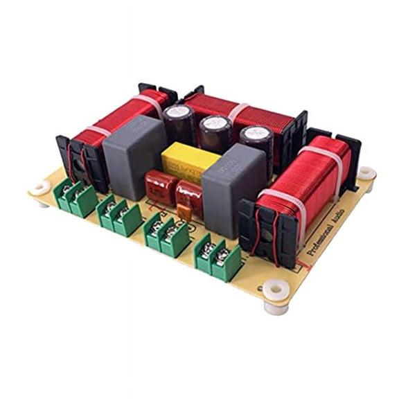 1PCS 4 Way 300W Speaker Frequency Divider Home Theater HiFi Stereo 4Unit Circuit Audio Crossover Filters