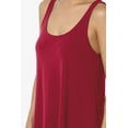 thumbnail image 5 of Women's Tank Tops Scoop Neck Loose Fit Summer Casual Round Hem Sleeveless Tee, 5 of 7