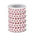 thumbnail image 2 of 5 Rolls Christmas Ribbon 1.5 inch Wide Decorative Ribbon for Gift Wrapping and Holiday Decorations Santa Hat Pattern, 2 of 7