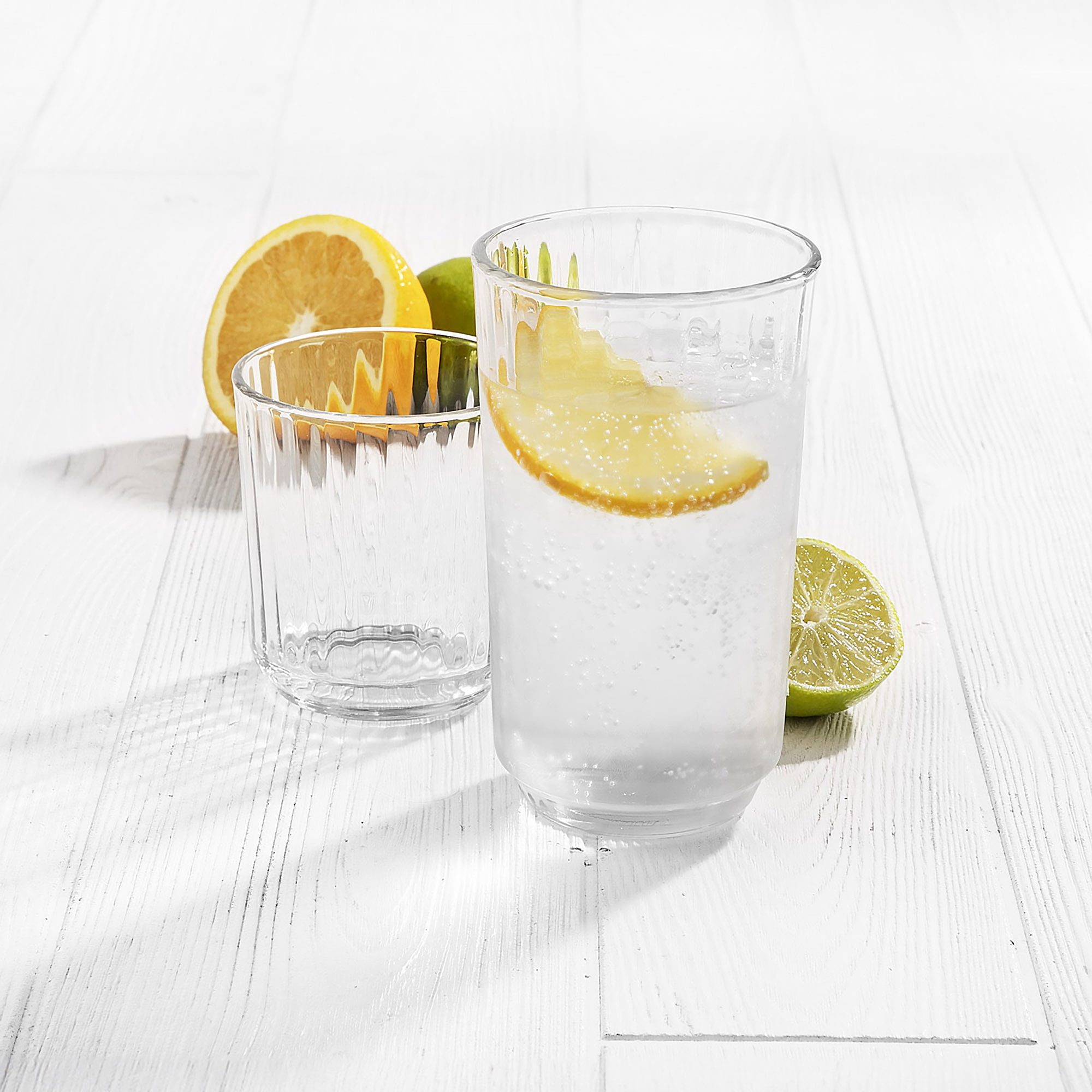 Better Homes & Gardens Panello 12-Piece Clear Drinkware Set