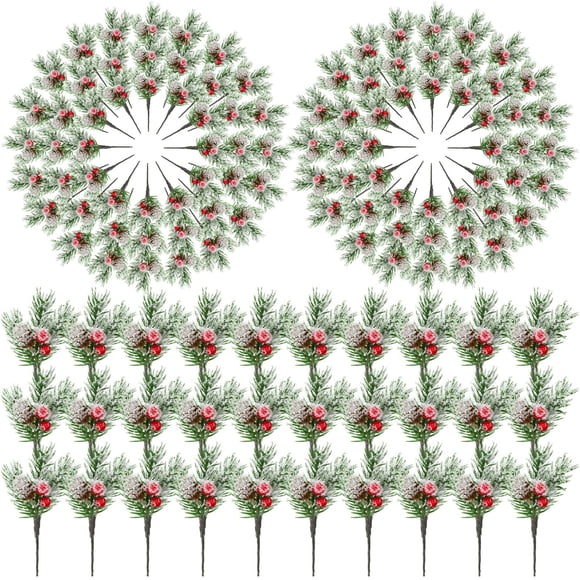 Panelee con púas y aerosoles navideños, 96 unidades, para decoración navideña