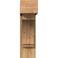 thumbnail image 5 of Ekena Millwork 8"W x 28"D x 28"H Imperial Block Rough Sawn Bracket w/ Offset Brace, Western Red Cedar, 5 of 25