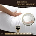 thumbnail image 2 of czcpp-Body Pillow, 20 x 54 Inch Long Pillow, White Cotton Fabric with Down Alternative Filling (Pillow & Microfiber Pillowcase Set), 2 of 4