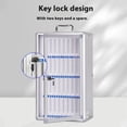 thumbnail image 3 of AOOOWER Lockable Clear Door Phone Storage Cabinet Wall Mounted Aluminum Alloy Multi Compartment School Classroom Organiser, 3 of 11