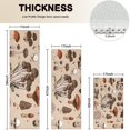 thumbnail image 4 of Brown Mushroom Specimen Beige Pattern Kitchen Rugs Sets Of 3,Kitchen Runner Rugs Non Skid Washable,Decorative Kitchen Floor Mats for Kitchen,Sink,Laundry,17"x30"+ 17"x47" + 17"x59", 4 of 6
