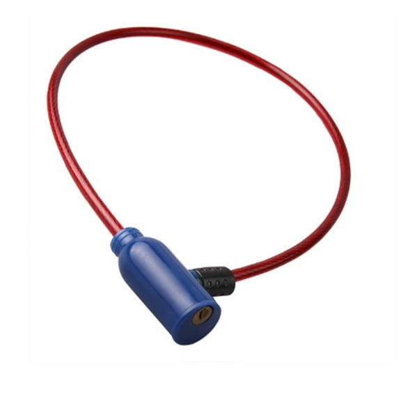 Tahtuvzn School Sports & Outdoors Cycling 8x640mm Cable-Theft Bike Bicycle Scooter Lock with 2 Keys, Holiday Gift