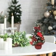 thumbnail image 4 of Qocolhg Outdoor Indoor Christmas Decorations Clearance, Christmas Decor 7.9inch Small Christmas Tree Ornament Mini Christmas Tree Christmas Decor Scene Setting For Living Room Desk Bedroom Ornaments, 4 of 6