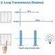 thumbnail image 5 of Kit interruptor de luz, 1 interruptor doble + 2 receptores, no requiere cable, fácil de instalar, 5 of 5