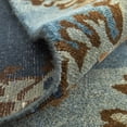 thumbnail image 6 of Feizy Amzad Transitional Ikat, Blue/Gray/Tan, 8'6" x 11'6" Area Rug Easy Care Stain Resistant Pet & Kid Friendly Craftsman Floral & Botanical Floor Rug for Living room Bedroom, 6 of 9