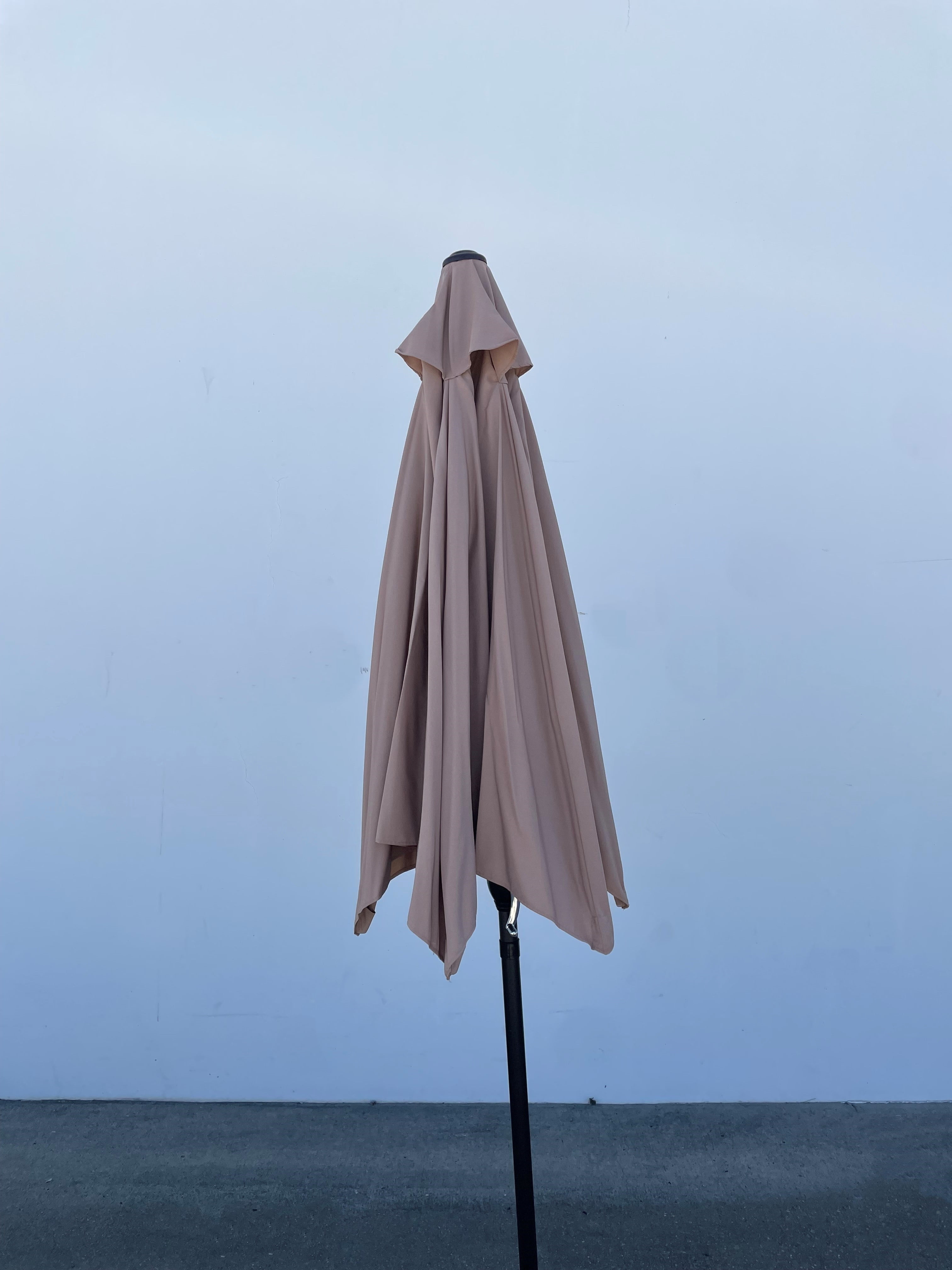 Rhino 9' Steel Patio w/Crank Umbrella - Beige